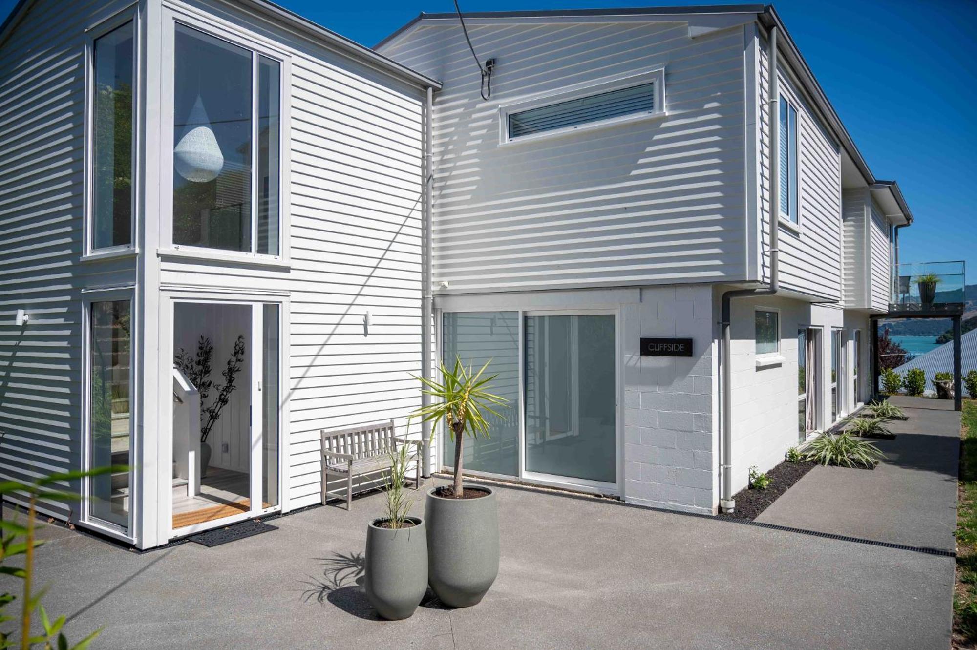 Cliffside - Akaroa Holiday Home Exterior photo